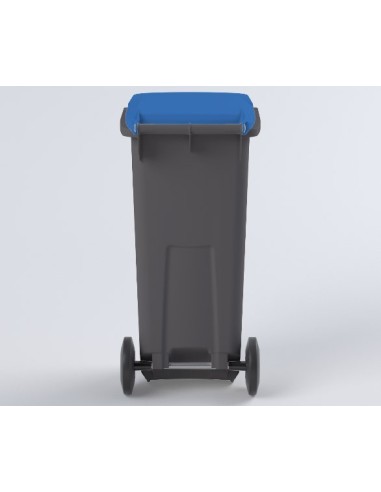 Conteneur Poubelle à déchets de 120 litres avec couvercle