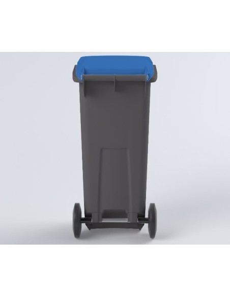 Conteneur Poubelle à déchets de 120 litres avec couvercle