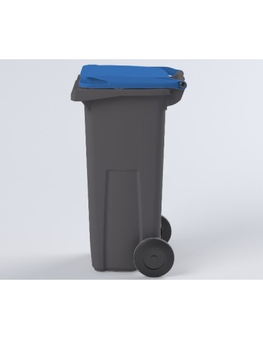 Conteneur Poubelle à déchets de 120 litres avec couvercle