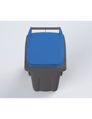 Conteneur Poubelle à déchets de 120 litres avec couvercle