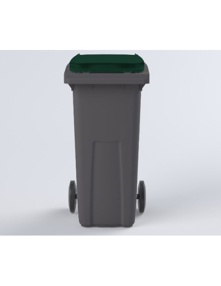 Conteneur Poubelle à déchets de 120 litres avec couvercle