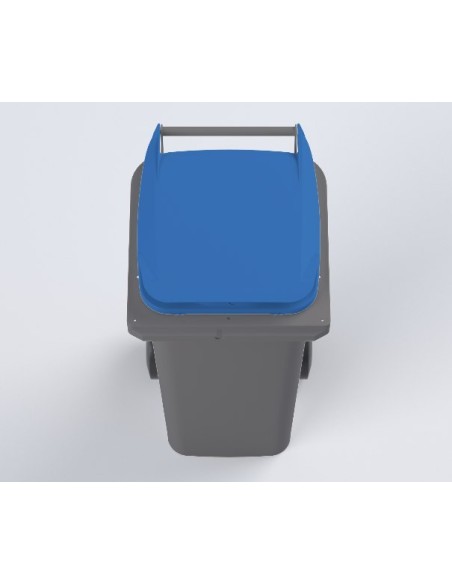 Conteneur Bac Poubelle à déchets 140 Litres avec couvercle