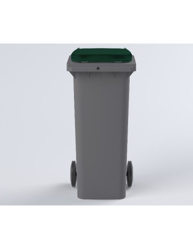 Conteneur Bac Poubelle à déchets 140 Litres avec couvercle