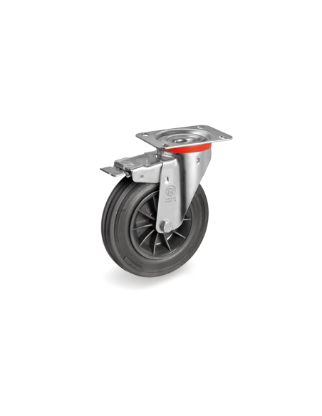 Changer Roue 160 mm avec frein pour bac poubelle à Lyon rhône alpes isère