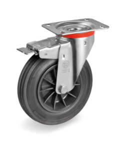 Changer Roue 160 mm avec frein pour bac poubelle à Lyon rhône alpes isère