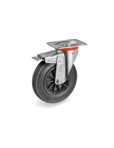 Changer Roue 160 mm avec frein pour bac poubelle à Lyon rhône alpes isère