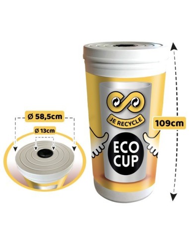 HappyCup – Poubelle tri gobelets, écocups