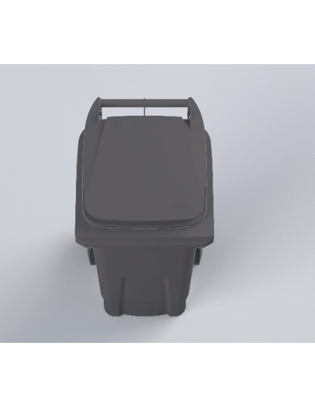 Conteneur Poubelle à déchets de 120 litres avec couvercle